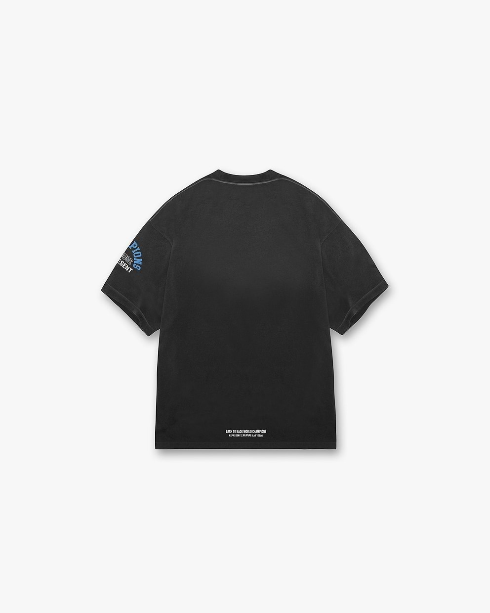 Represent X Feature Champion Rings T-Shirt - Stained Black